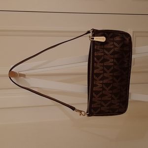 Michael Kors - Monogram clutch with handles